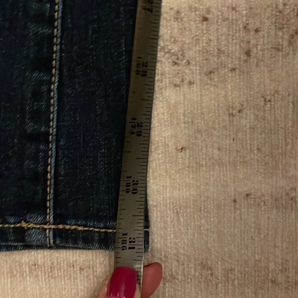 Lucky Brand size 2/26 L Charlie Baby Boot dark wash jeans - Picture 9 of 10